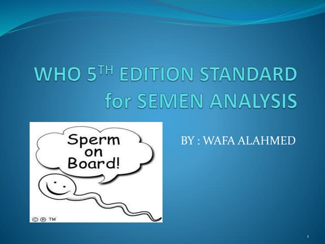 Normal Sperm Analysis Report Pdf